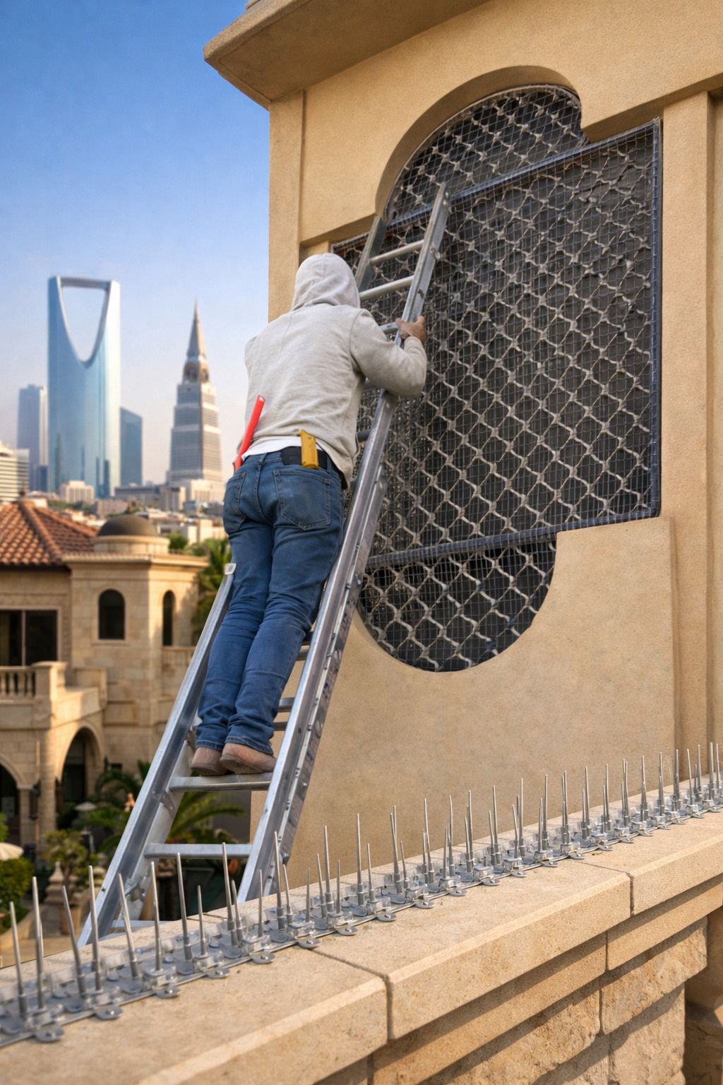 تركيب طارد الحمام شمال الرياض | شبك طارد الحمام وأشواك استانلس في الملقا والنرجس والعارض